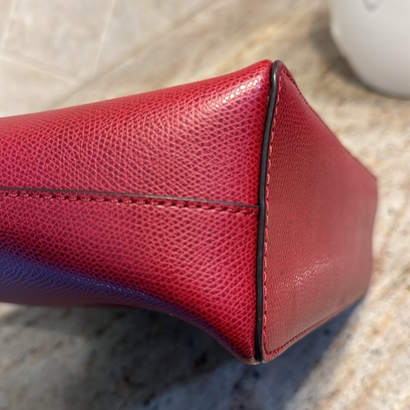 Michael Kors Jet Set Burgundy Red Tote - Picture 11 of 12